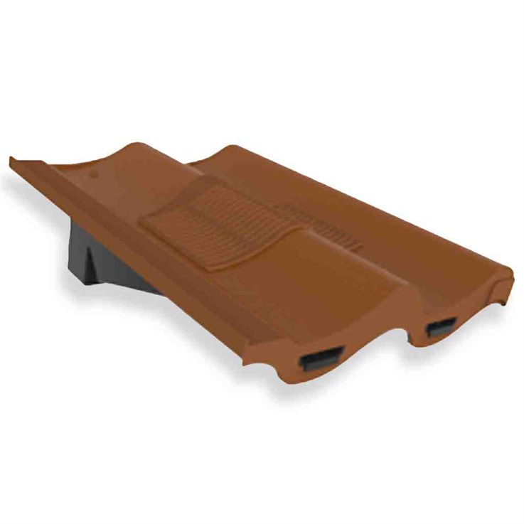 Double Pantile Tile Vent GTV-DP Dark Brown